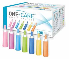 LANCET, 23G X 1.8MM, SAFETY, 100/BX
